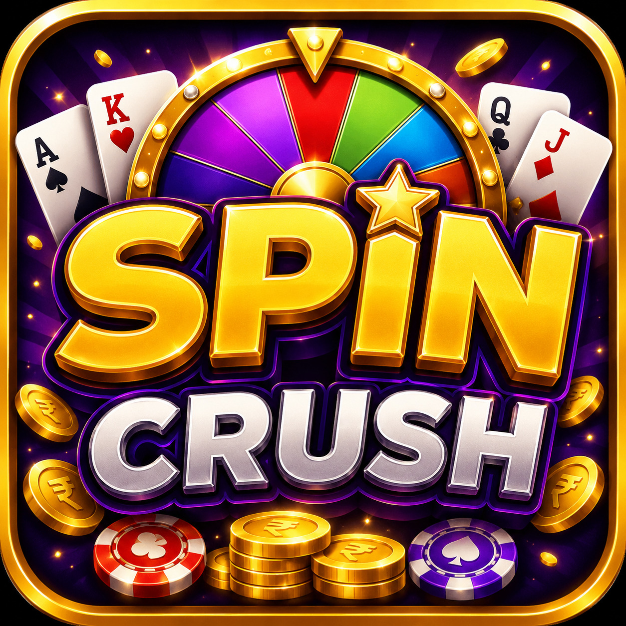 Spin crush logo